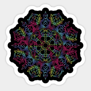 Mandala Rainbow 02583 Sticker